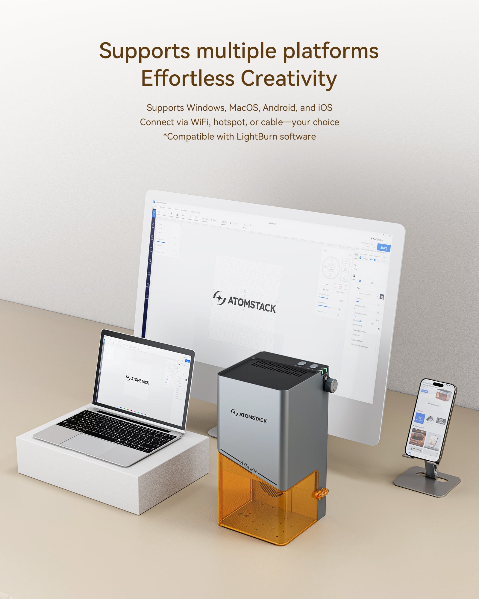 AtomStack Atelier Glavo Laser Engraver