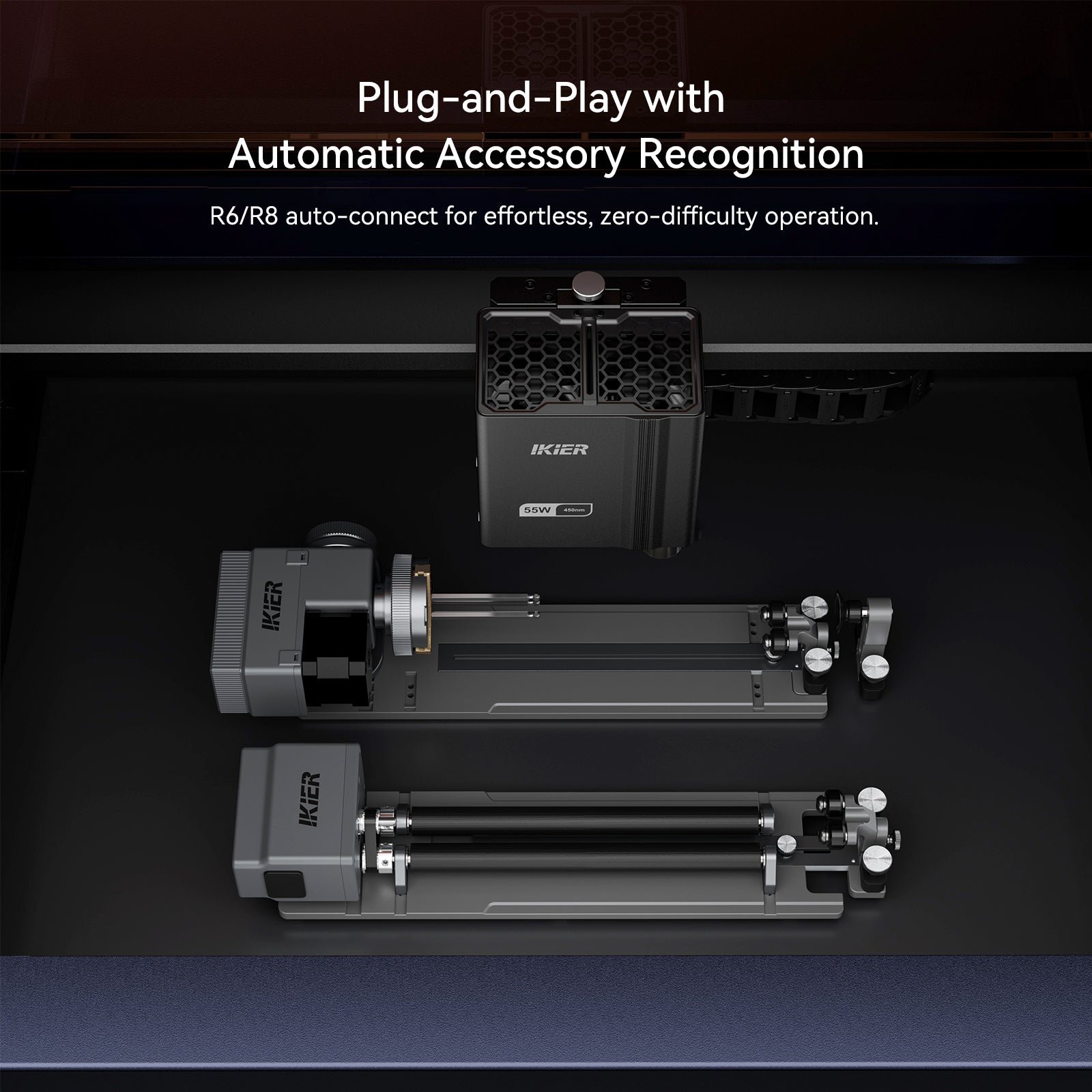 iKier K2 Pro 55W Lasergravierer