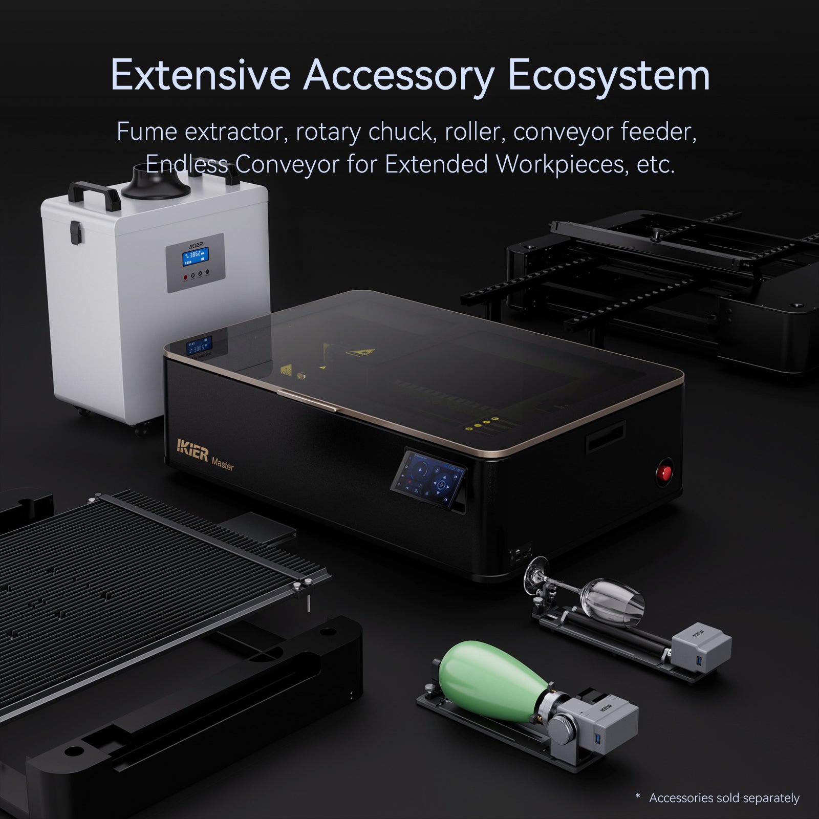 iKier Master 50W CO2-Laserschneider