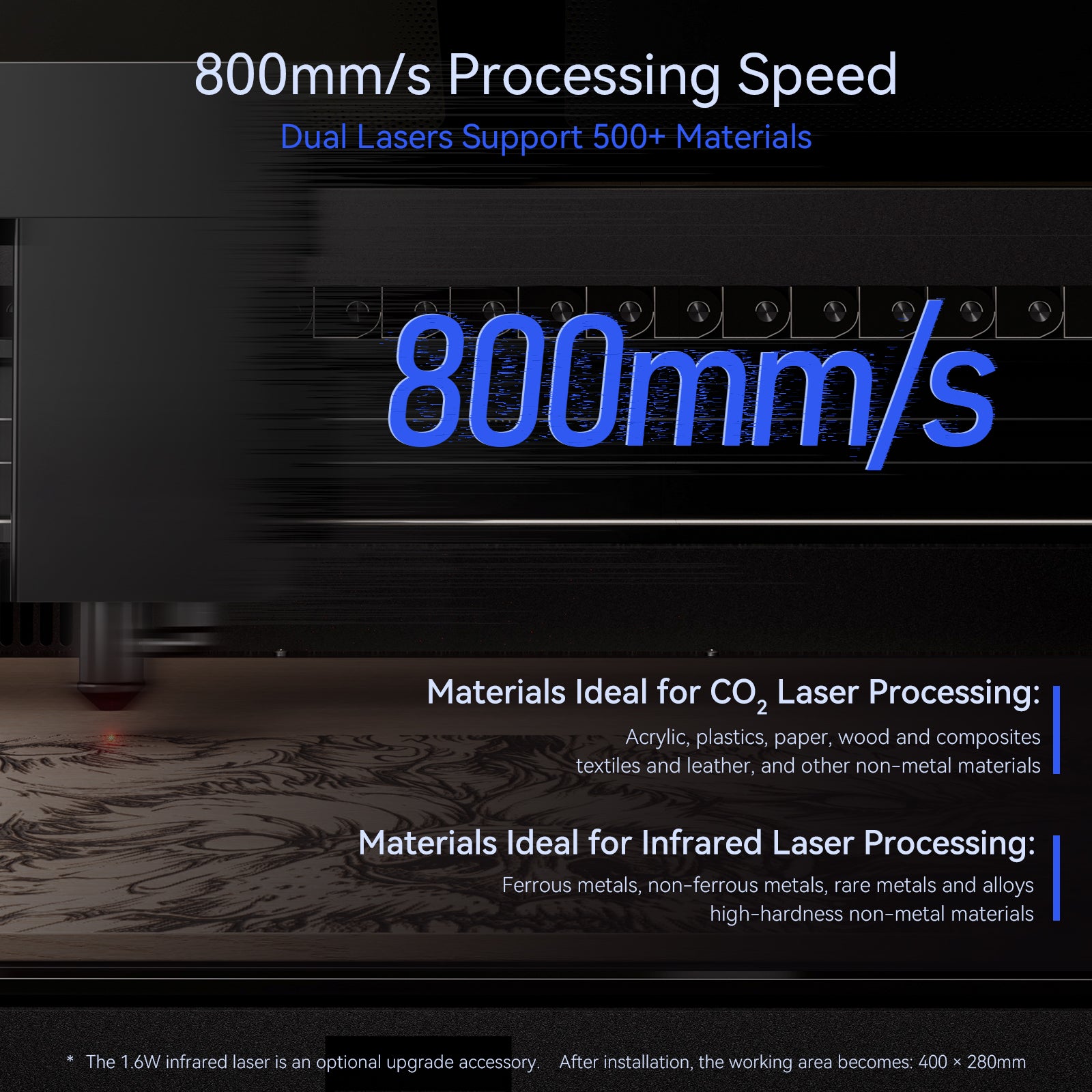 iKier Master 50W CO2-Laserschneider