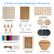 iKier Lasermaterialpaket (73 Stück)