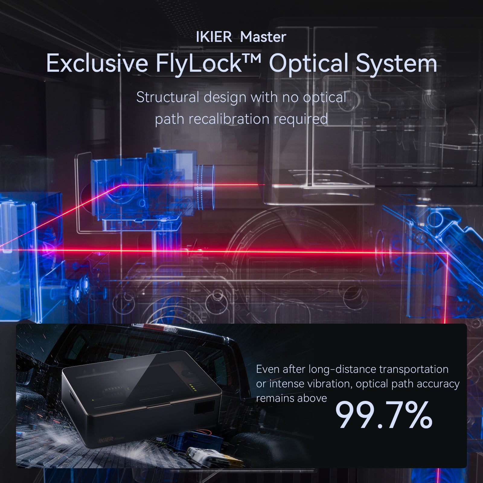 iKier Master 50W CO2-Laserschneider
