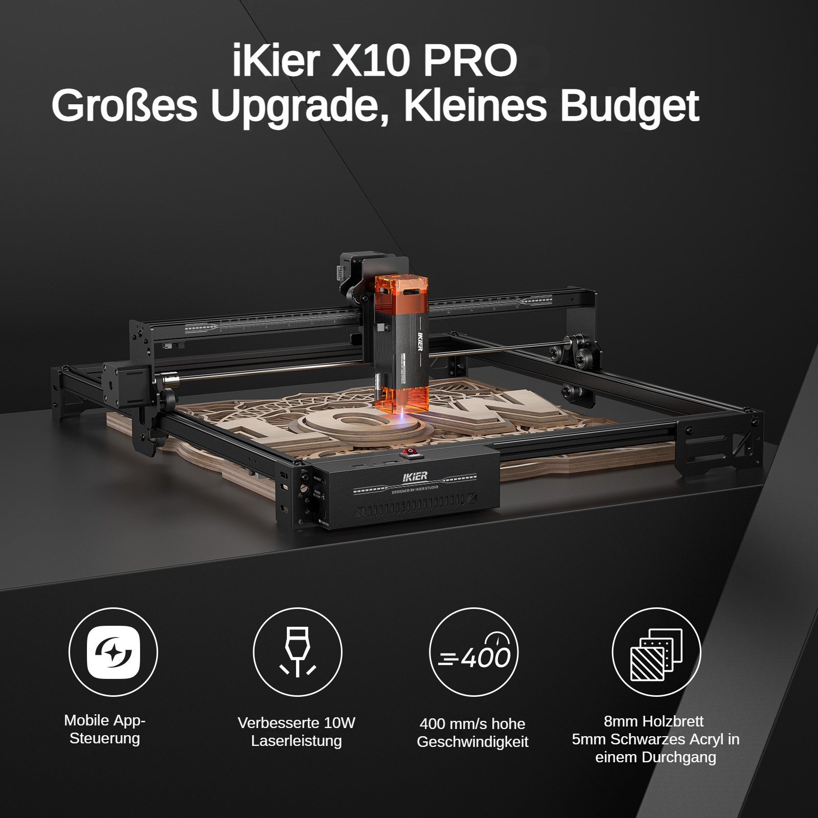 iKier X10 Pro Lasergravierer