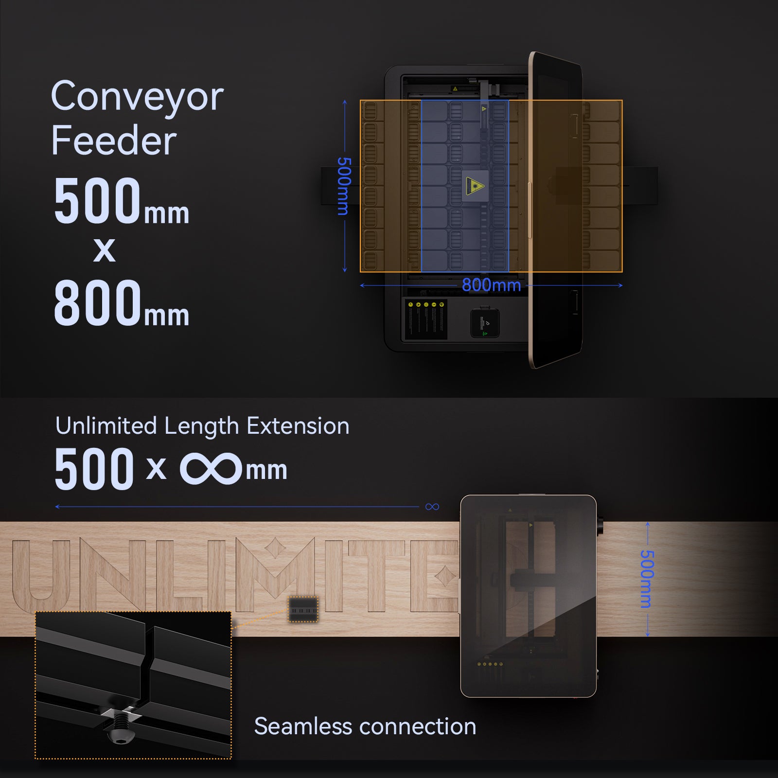 iKier Master 50W CO2-Laserschneider