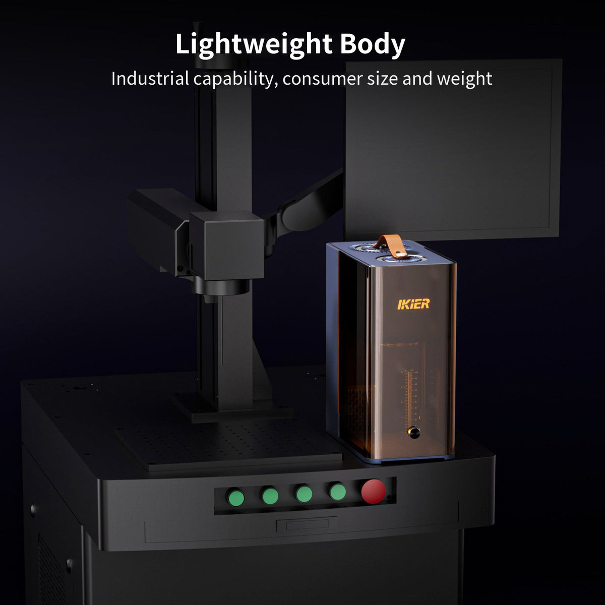 iKier NOVA 16 W Faser- und 15 W Dioden-tragbarer Dual-Lasergravierer