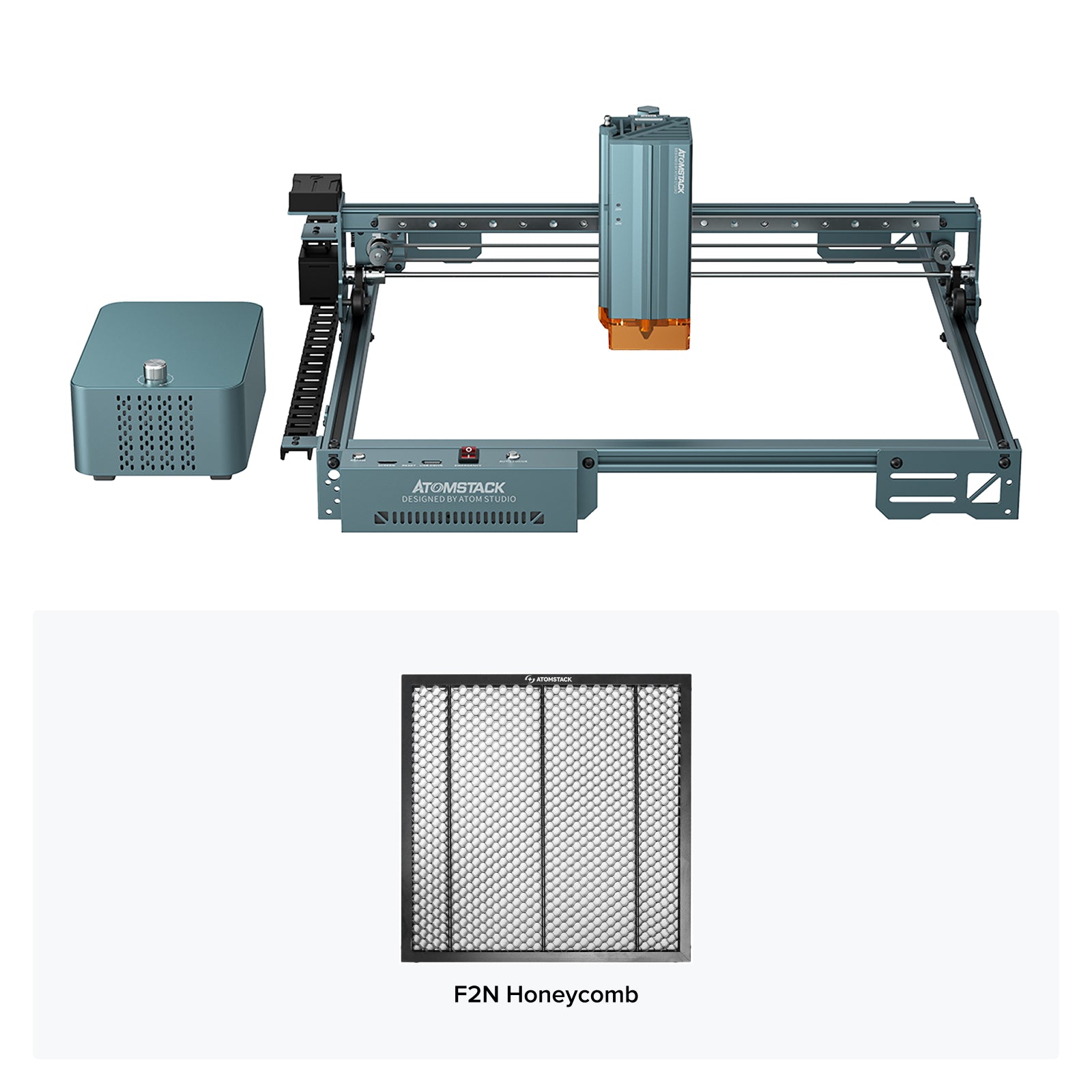 AtomStack A40 Pro V2 Laser Engraver with F60 Air Assist Kit