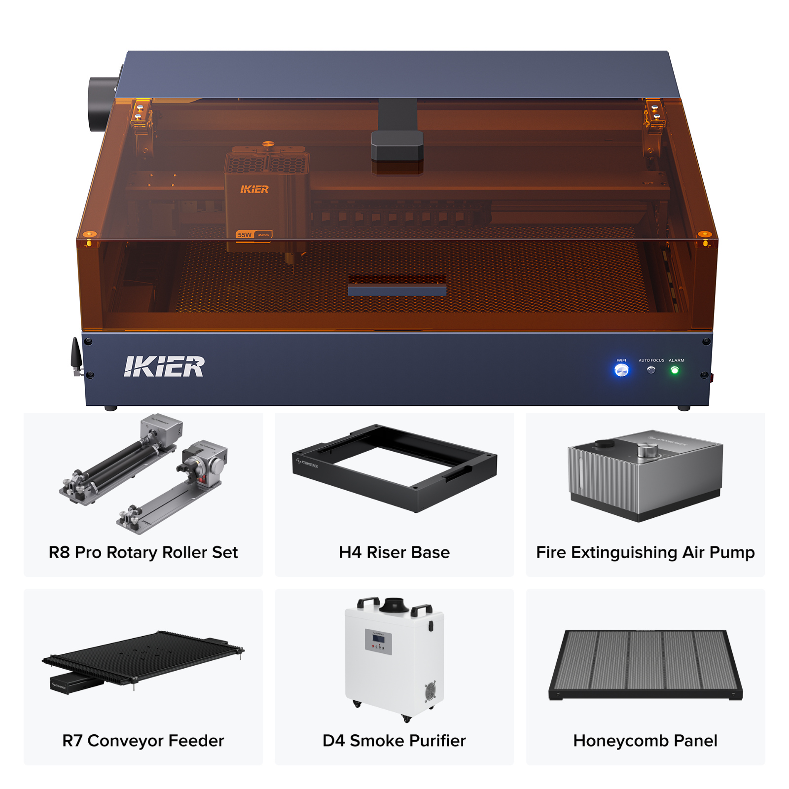 iKier K2 Pro 55W Lasergravierer