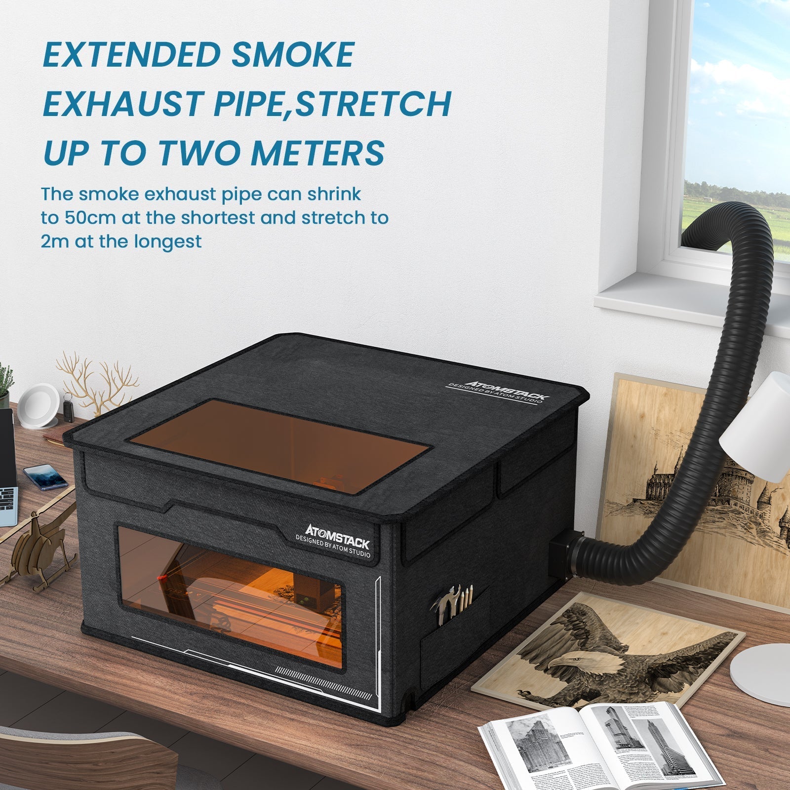 Atomstack FB2 Enclosure (For all brands of laser engravers)