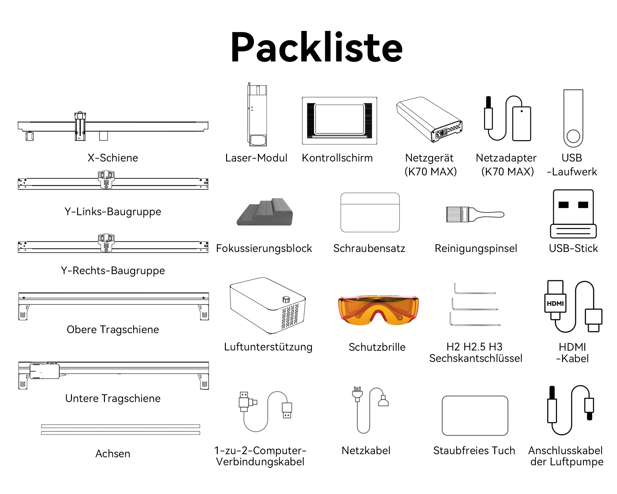 iKier K70 Max Lasergravierer