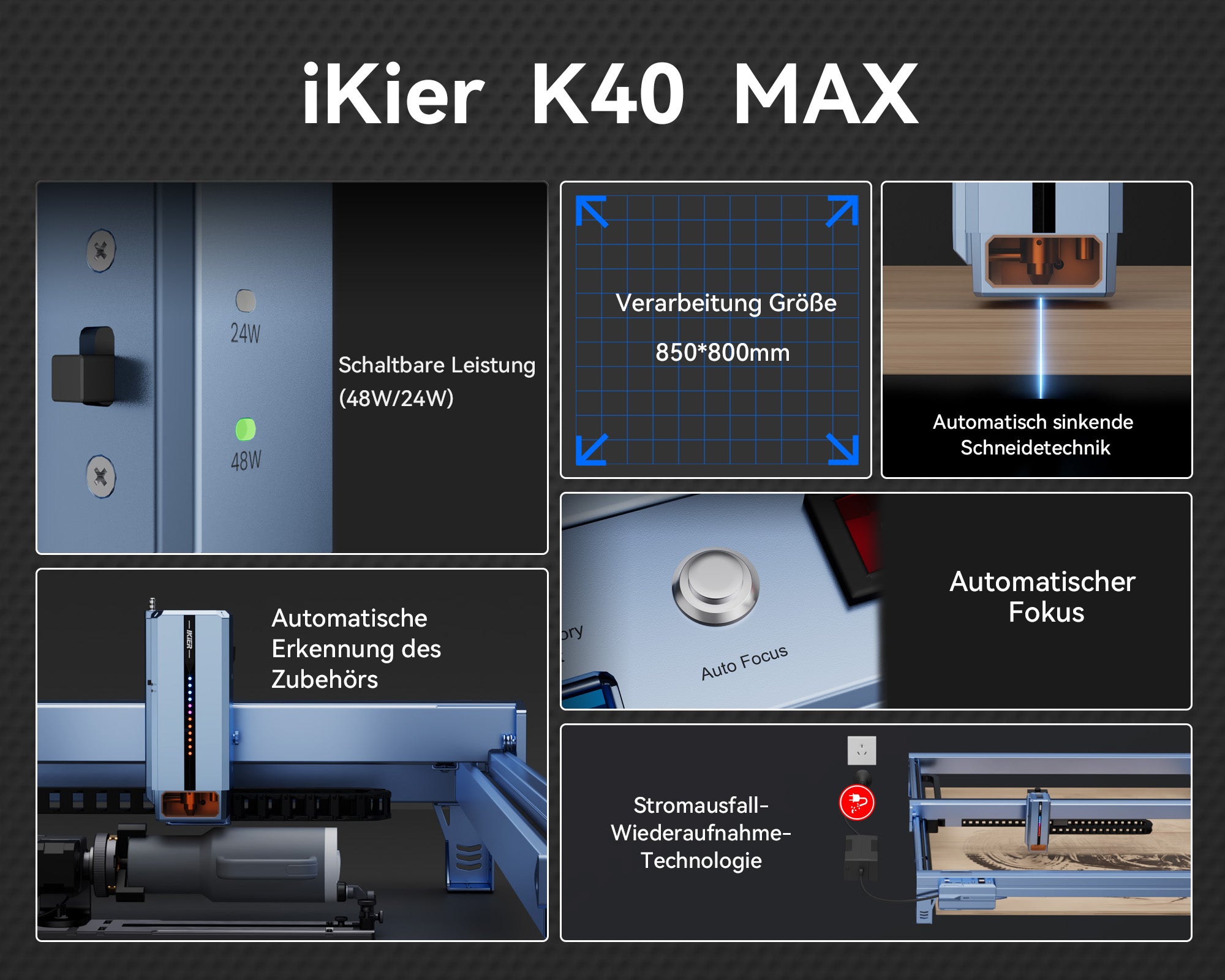 iKier K40 Max Lasergravierer