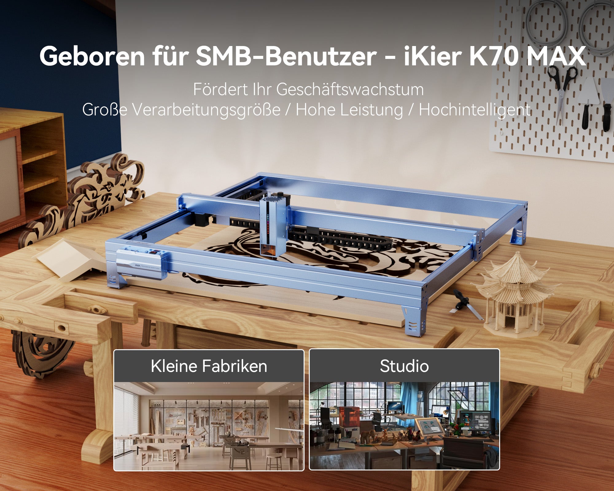 iKier K70 Max Lasergravierer