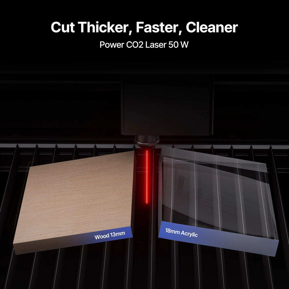 iKier Master 50W CO2-Laserschneider