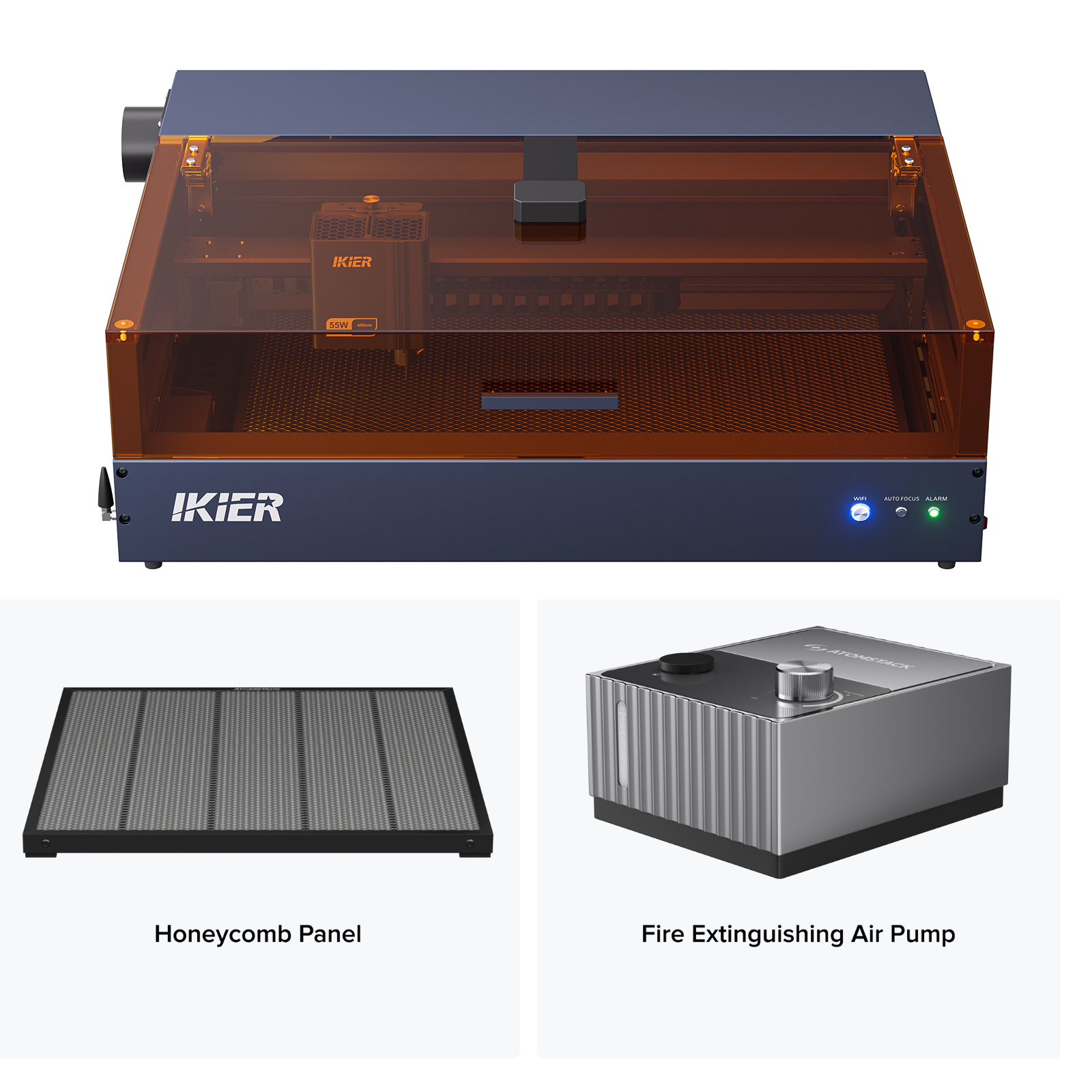 iKier K2 Pro 55W Lasergravierer