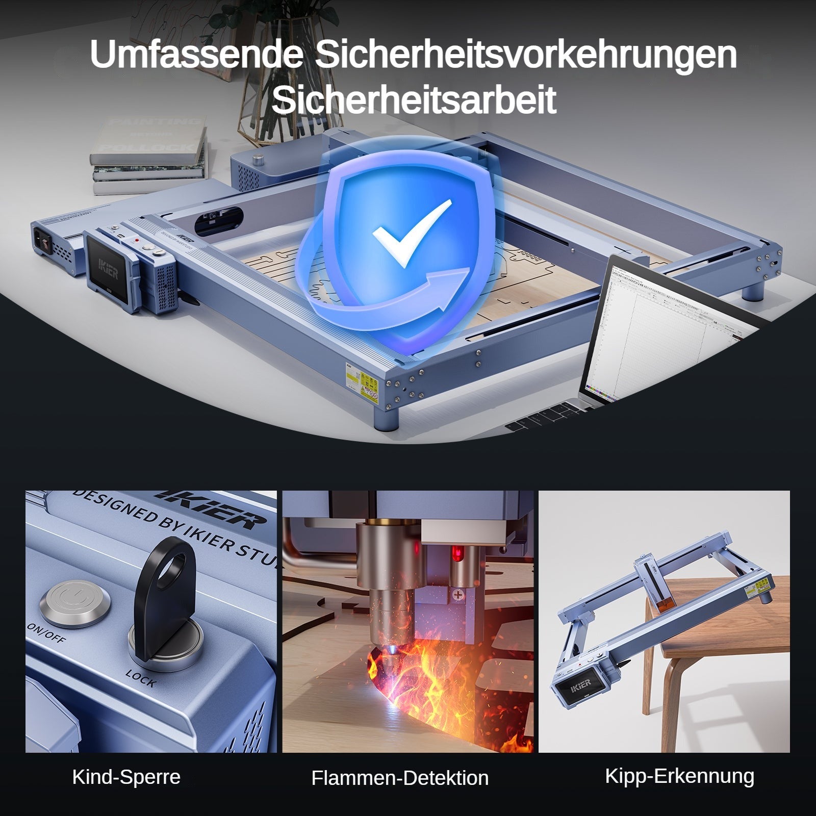 iKier K1 Pro Max 70W Lasergravierer