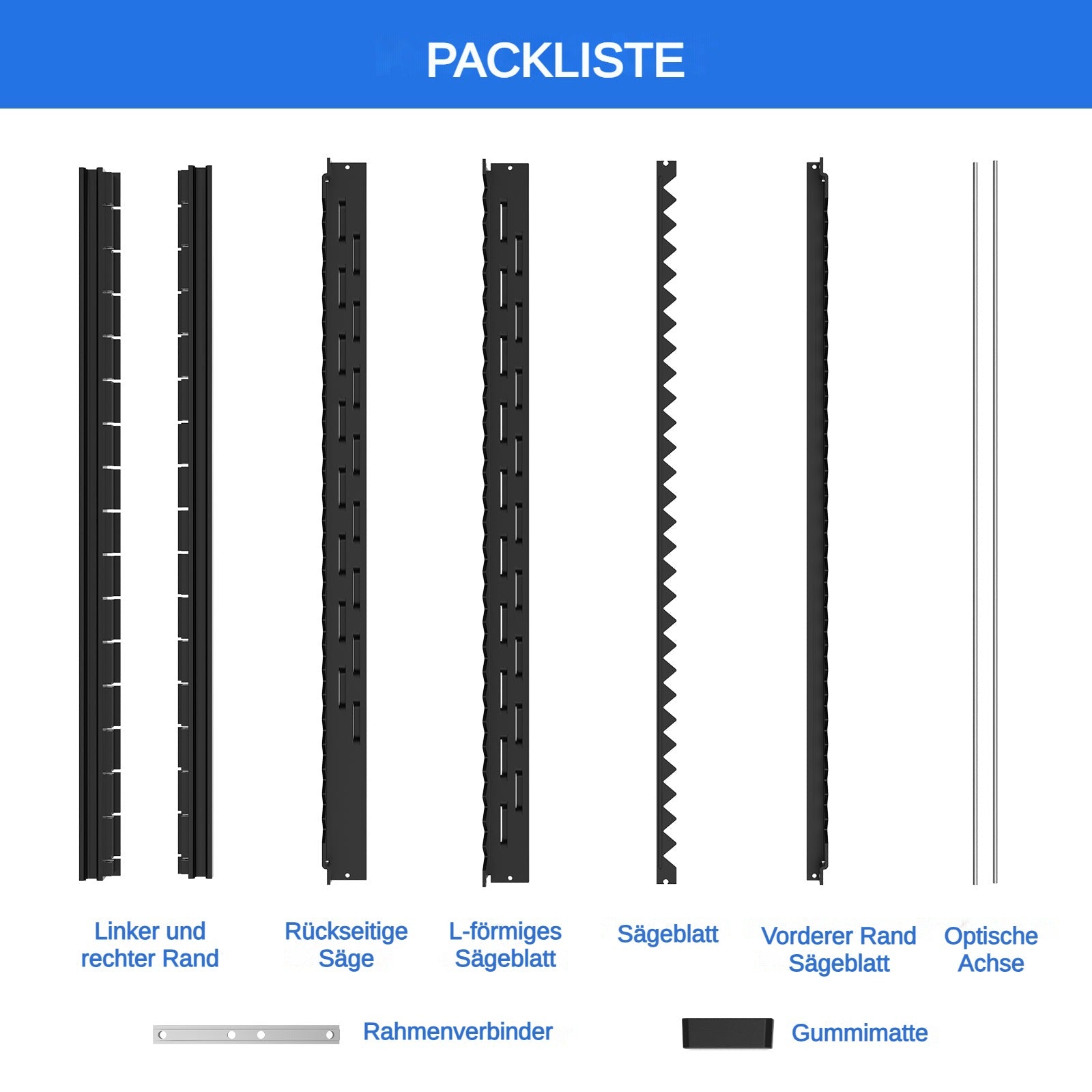 iKier H1 Matrix abnehmbares Arbeitsplatten-Set mit Befestigungsmaterial