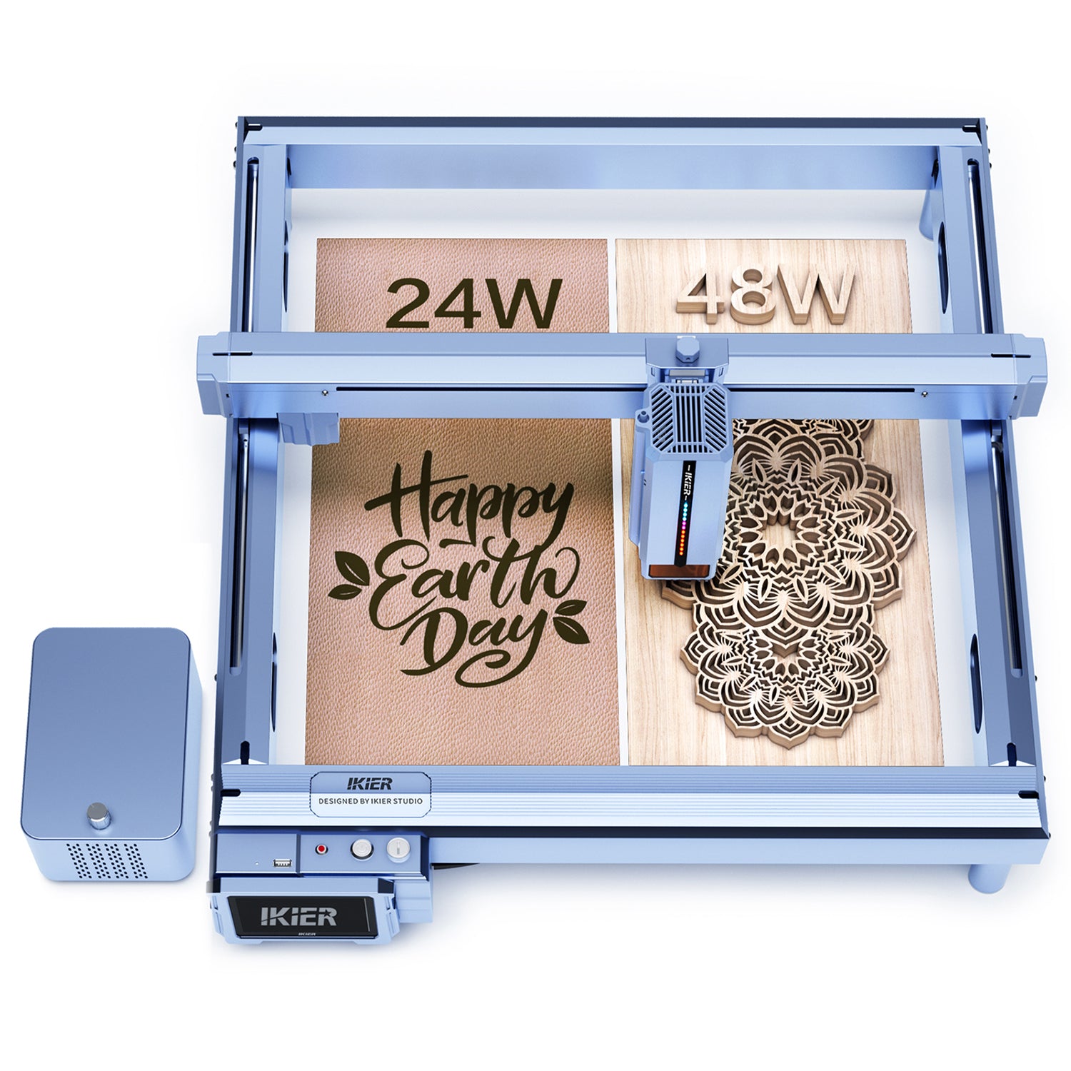iKier K1 Pro Max: 48W/24W Power Switching Lasergravur und Schneidemaschine