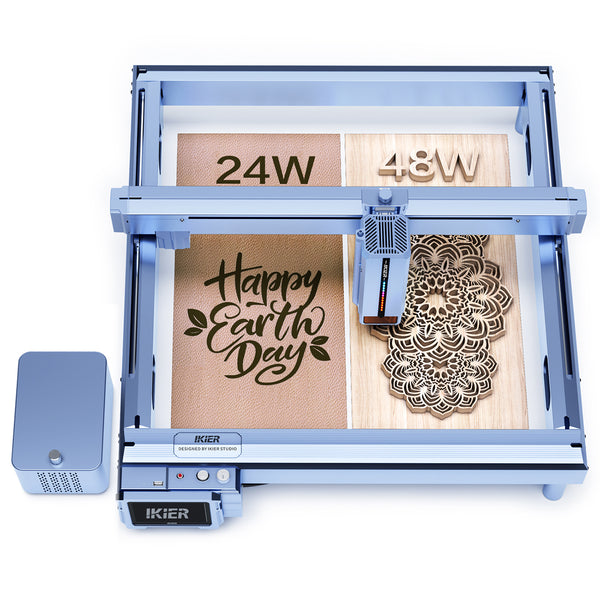 iKier K1 Pro Max: 48W/24W Power Switching Lasergravur und Schneidemaschine