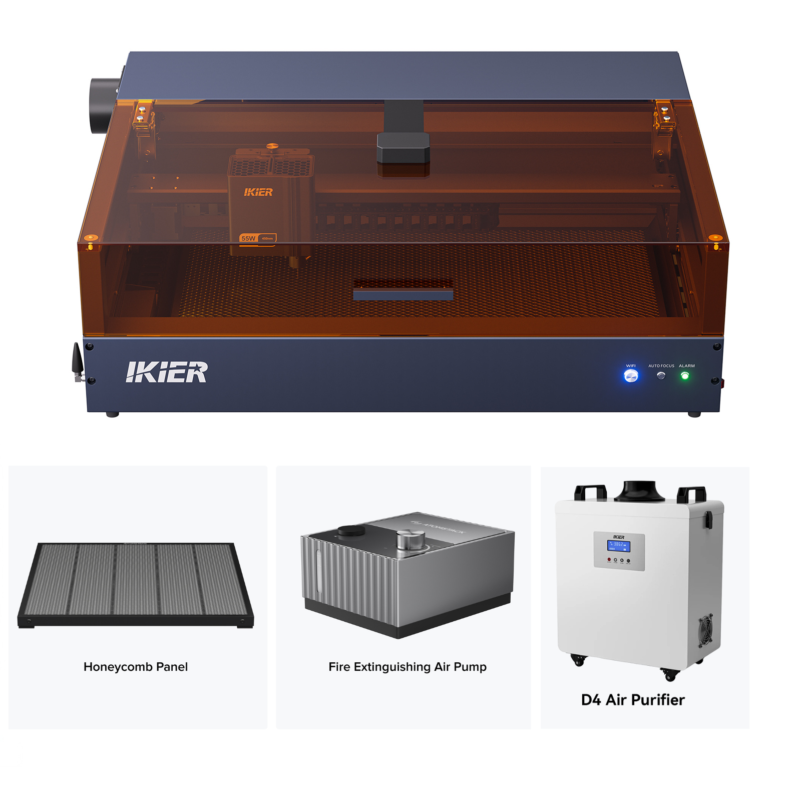 iKier K2 Pro 55W Lasergravierer
